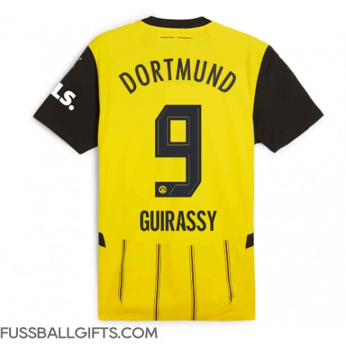 Borussia Dortmund Serhou Guirassy #9 Fußballbekleidung Heimtrikot 2024-25 Kurzarm